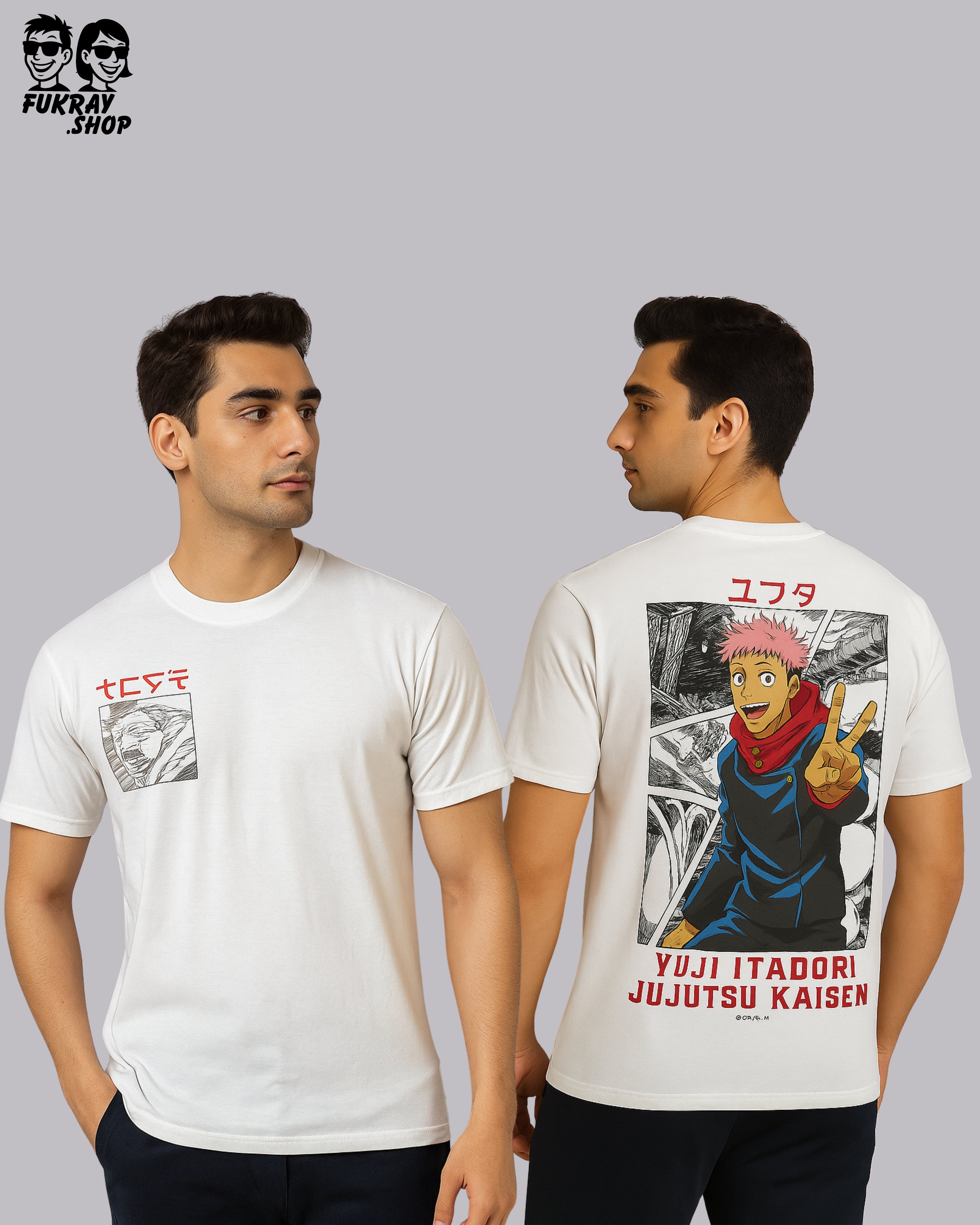 Stylish Young Man in Casual Half-Sleeve T-Shirt Look
